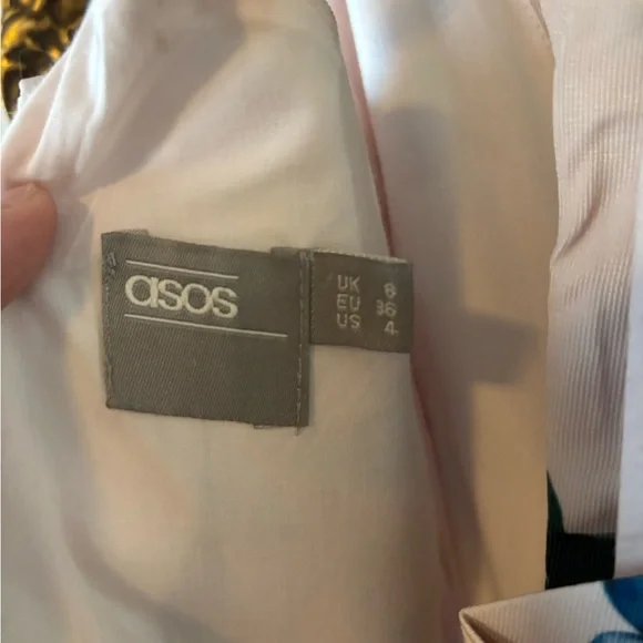 ASOS Spagetti Strap Tropical Dress - Picture 2 of 7